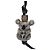 Portachiavi Koala Loewe in pelle marrone