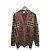 Burberry Camel Archive Oversized Kaschmir-Cardigan mit Jacquard-Karo