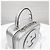 Gucci Borsa Blondie Mini Top Handle Argento Metallizzato - vista 5