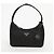 Prada Borsa Hobo Mini Re-Edition da donna Nero - vista 2
