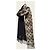 Sciarpa Louis Vuitton Monogram Check Grigio Beige - vista 2