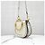 Chloé Borsa Bracciale Nile Small White Cream - vista 12
