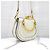 Chloé Borsa Bracciale Nile Small White Cream - vista 14