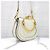 Chloé Borsa Bracciale Nile Small White Cream - vista 4