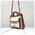 Burberry Mini Two-Tone Canvas Pocket Bag Natural Malt Brown - Ansicht 2