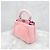 Fendi Peekaboo Pink Shearling Mini - vista 13