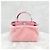 Fendi Peekaboo Pink Shearling Mini - vista 4