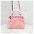 Fendi Peekaboo Pink Shearling Mini - vista 5