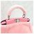 Fendi Peekaboo Pink Shearling Mini - vista 6