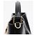 Céline Picca Borsa Louise in Vitello Liscio Nero - vista 11