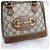 Gucci Mini borsa a tracolla con manico marrone - vista 4
