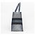 Dior Borsa Book Tote Medium Blue Denim Oblique Jacquard - vista 5