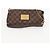 Louis Vuitton Borsa a spalla e pochette Eva in Canvas Damier Ebene - vista 2