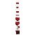 Dior Lady Patent Chain Pouch Cherry Red Silver Toned - vista 2