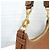 Céline Borsa Ava con tracolla media in vitello Tan - vista 4