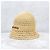 Miu Miu Cappello a secchiello in rafia Logo - vista 11