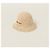Miu Miu Cappello a secchiello in rafia Logo - vista 8