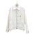Dior Limitierte Edition weiße Denimjacke mit Tasche