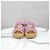 Chanel Sandali in Tweed con Velcro Rosa - vista 10