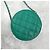 Chanel Mini Borsa a Tracolla Verde con Catena Rotonda - vista 14