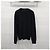 Louis Vuitton Damier Signature Rundhalsstrickpullover Schwarz - Ansicht 7