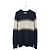 Brunello Cucinelli Stripe Round Knit Strickpullover Grün