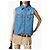 Miu Miu Camisa sin mangas de chambray Azul - vista 14