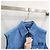 Miu Miu Camisa sin mangas de chambray Azul - vista 3