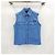 Miu Miu Camisa sin mangas de chambray Azul - vista 9
