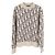 Dior Beiger Oblique Jacquard-Strickpullover