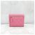 Chanel Cartera Classic de piel caviar rosa - vista 3
