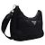 Prada Borsa a tracolla in nylon trapuntato con logo triangolare - vista 3