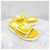 Gucci Sandalo platform GG Yellow - vista 3