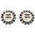 Chanel Pearl Cubic Circle Ohrringe