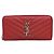 Autre Marque Cartera larga con cremallera de piel Monogram Matelassé