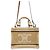 Céline Small Cabas Tie Triomphe Textile Beige