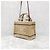 Céline Small Cabas Tie Triomphe Textile Beige - vista 12