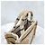 Céline Small Cabas Tie Triomphe Textile Beige - vista 14