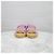 Sandali Chanel in tweed marrone con velcro - vista 2