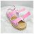 Sandali Chanel in tweed marrone con velcro - vista 6