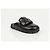 Prada Sabot acolchoado preto soft - vista 2