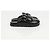 Prada Sabot acolchoado preto soft - vista 3