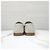 Prada Mocassino in pelle logo Triangle Chalk White - vista 3