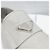 Prada Mocassino in pelle logo Triangle Chalk White - vista 6