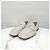 Prada Mocassino in pelle logo Triangle Chalk White - vista 9