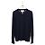 Thom Browne Navy Striped Wool Knit