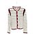 Gucci Gestreifter Perlen-Cardigan