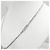 Dior Logo Crystal Cubic Silver Halskette - Ansicht 3