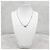 Dior Logo Crystal Cubic Silver Halskette - Ansicht 9