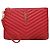 Autre Marque Clutch Cassandra Matelassé Red